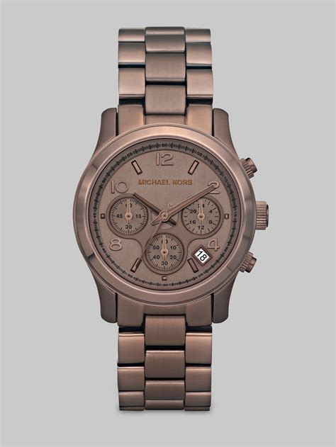 chocolate brown michael kors watch|Michael Kors Watch band.